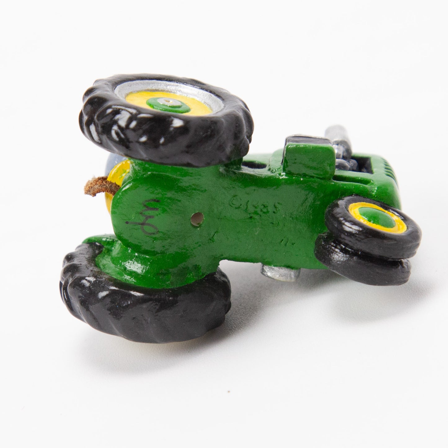 Wee Forest Folk M-133 Field Mouse Green Tractor Figure with Box