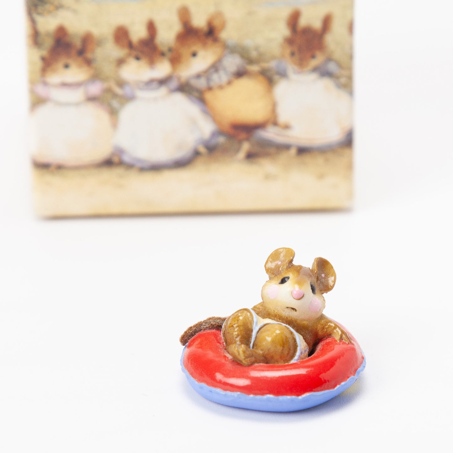 Wee Forest Folk Fun Float Red Tube Figure with Box