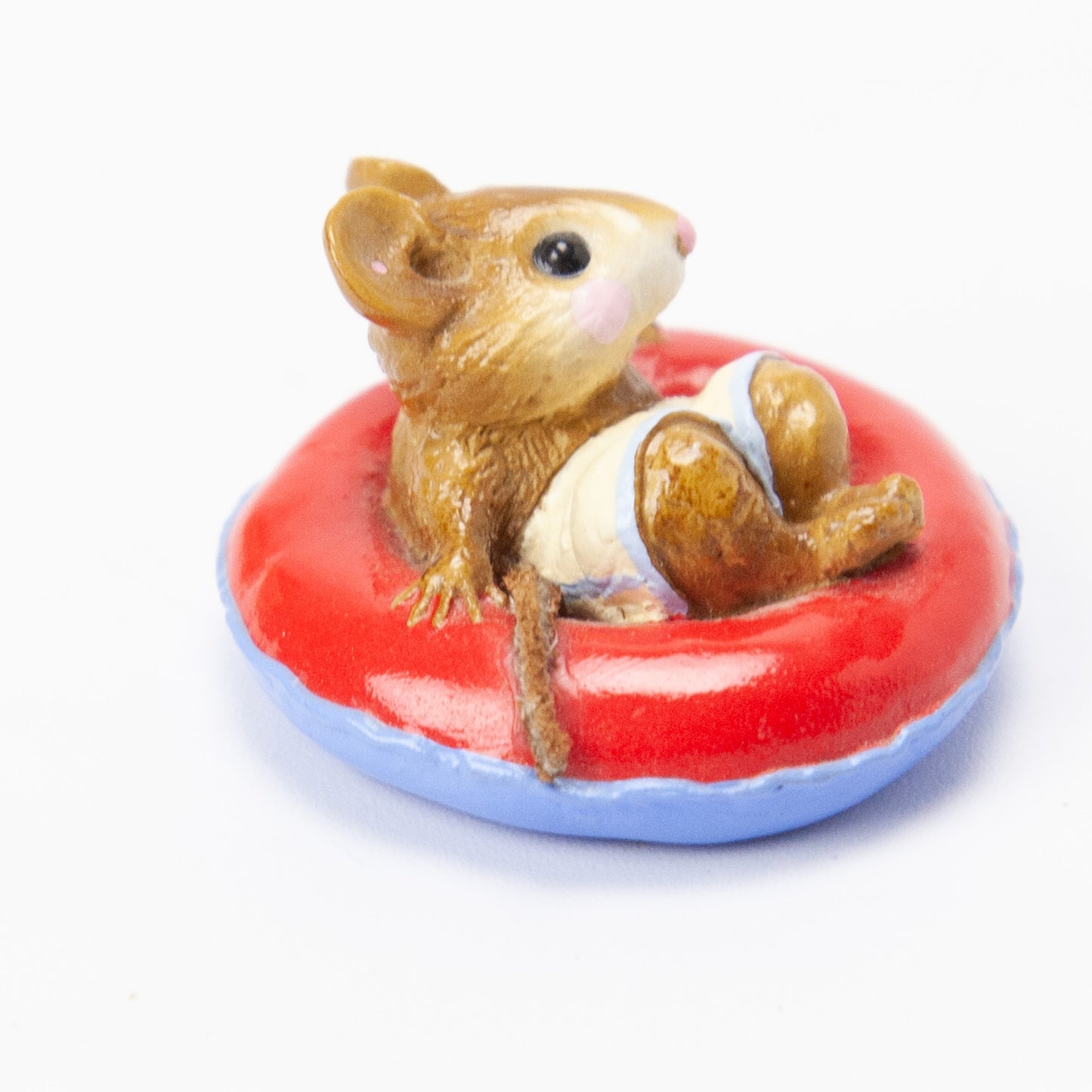 Wee Forest Folk Fun Float Red Tube Figure with Box