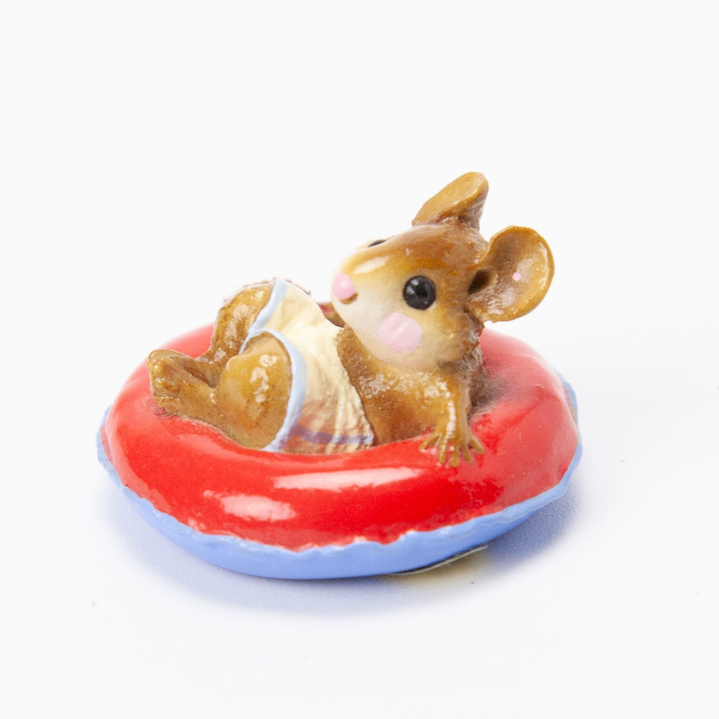 Wee Forest Folk Fun Float Red Tube Figure with Box