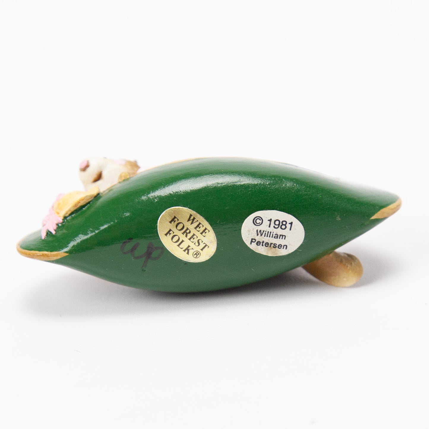 Wee Forest Folk MS-11 Two in a Canoe 1981 Green Canoe with Box