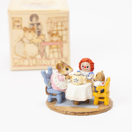 Wee Forest Folk Tea for Three M-177 T-43 Figure with Box - Damaged