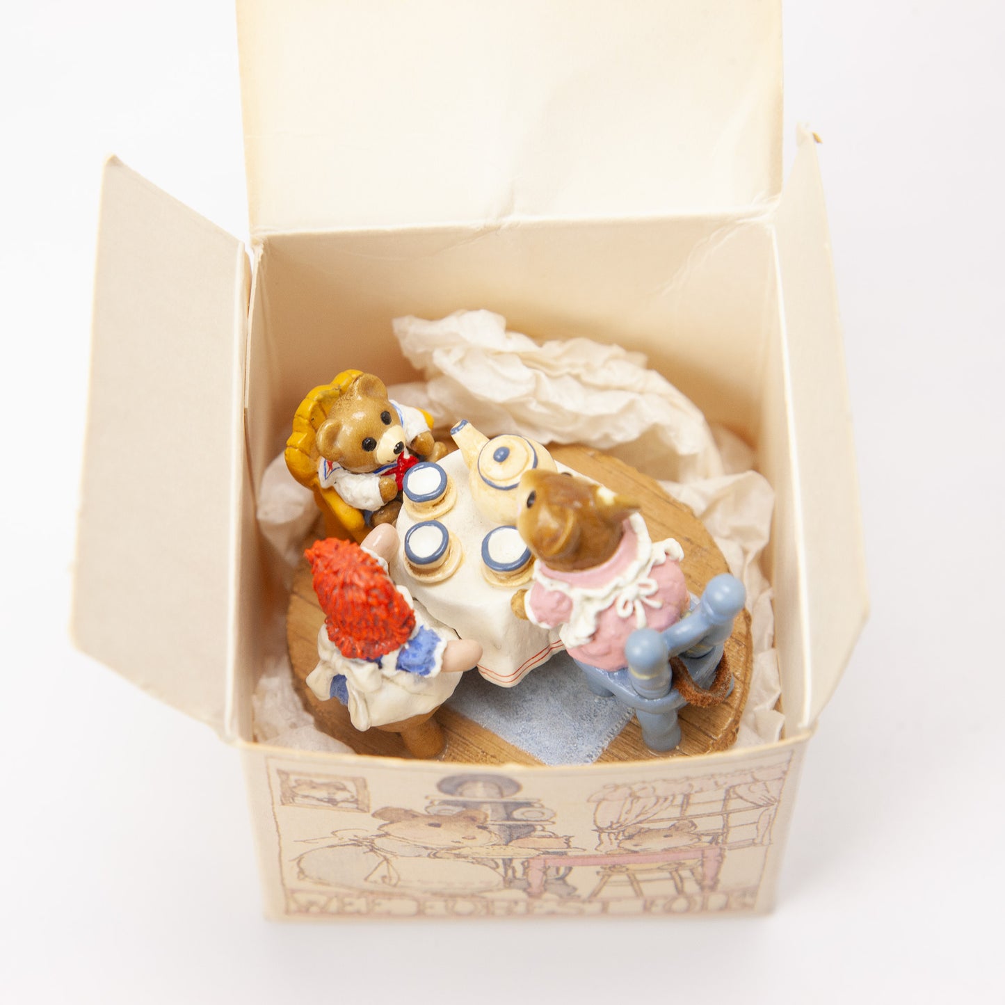Wee Forest Folk Tea for Three M-177 T-43 Figure with Box - Damaged