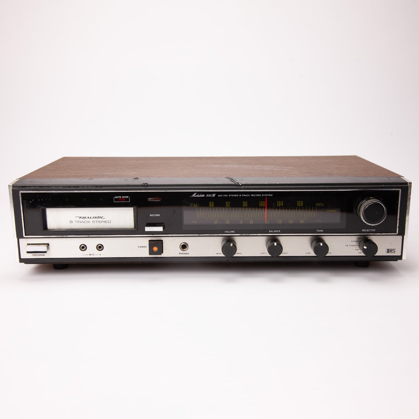 Vintage Realistic 808B AM/FM 8-Track Player