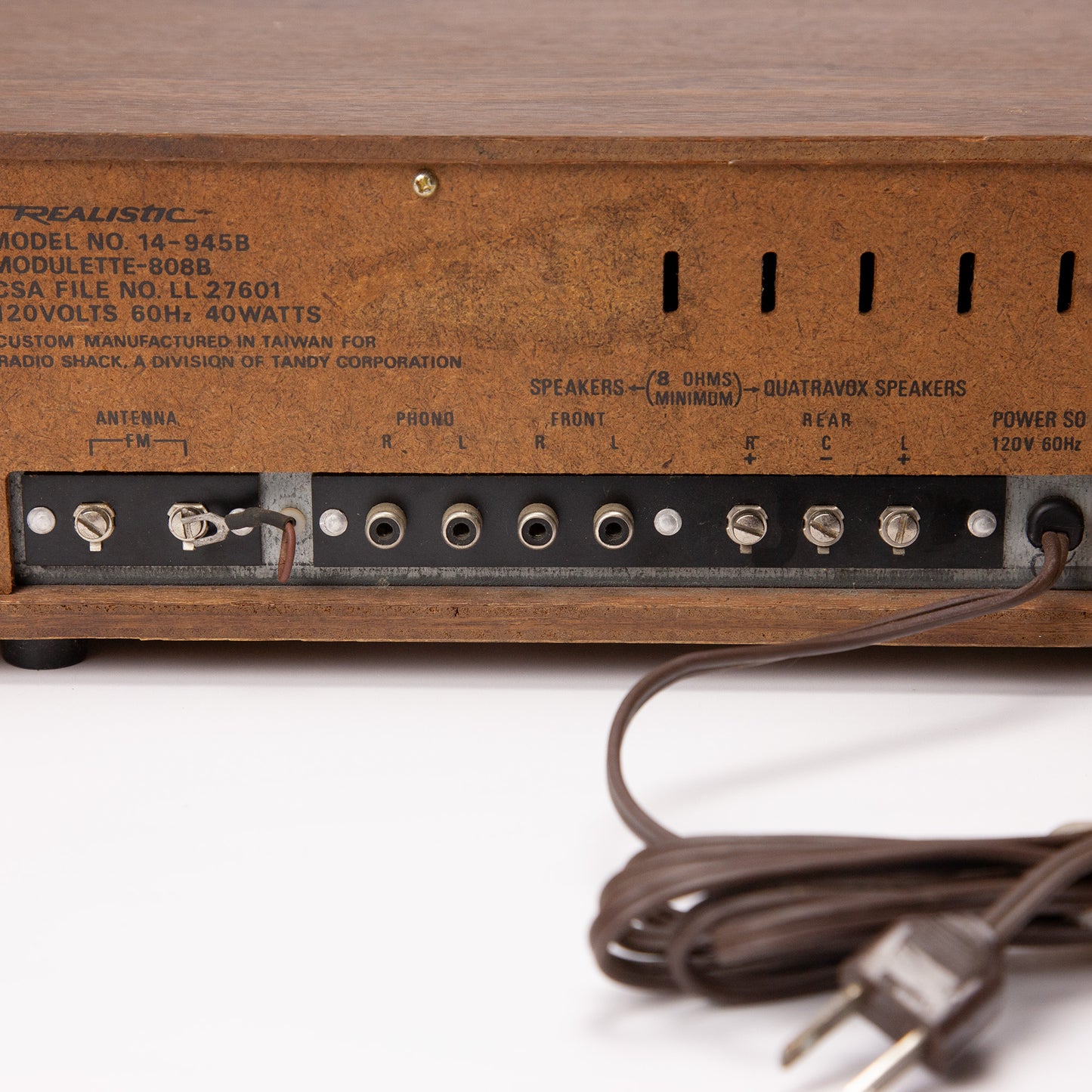 Vintage Realistic 808B AM/FM 8-Track Player