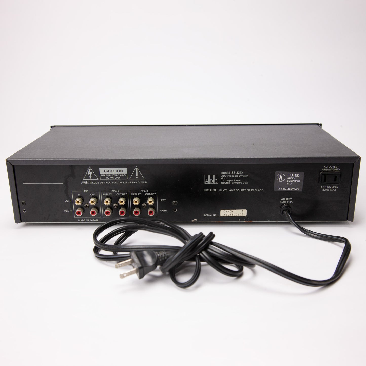 ADC Sound Shaper SS-325X Computer Memory Frequency Equalizer Analyzer