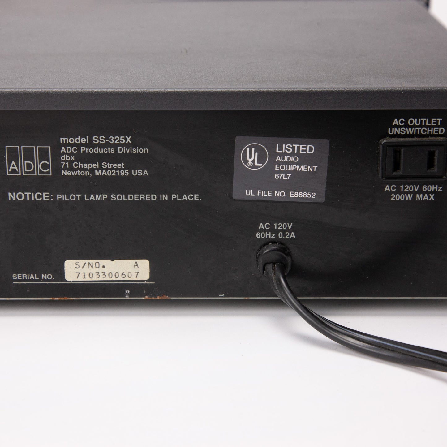 ADC Sound Shaper SS-325X Computer Memory Frequency Equalizer Analyzer
