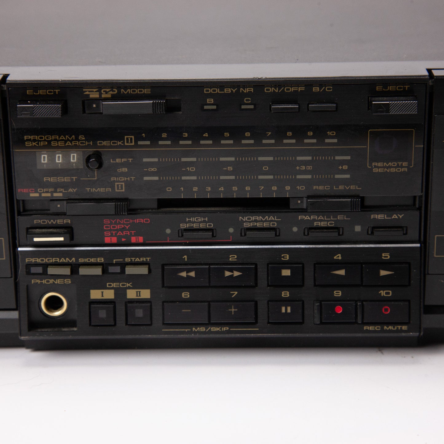 Vintage Pioneer CT-1380WR Double Cassette Deck