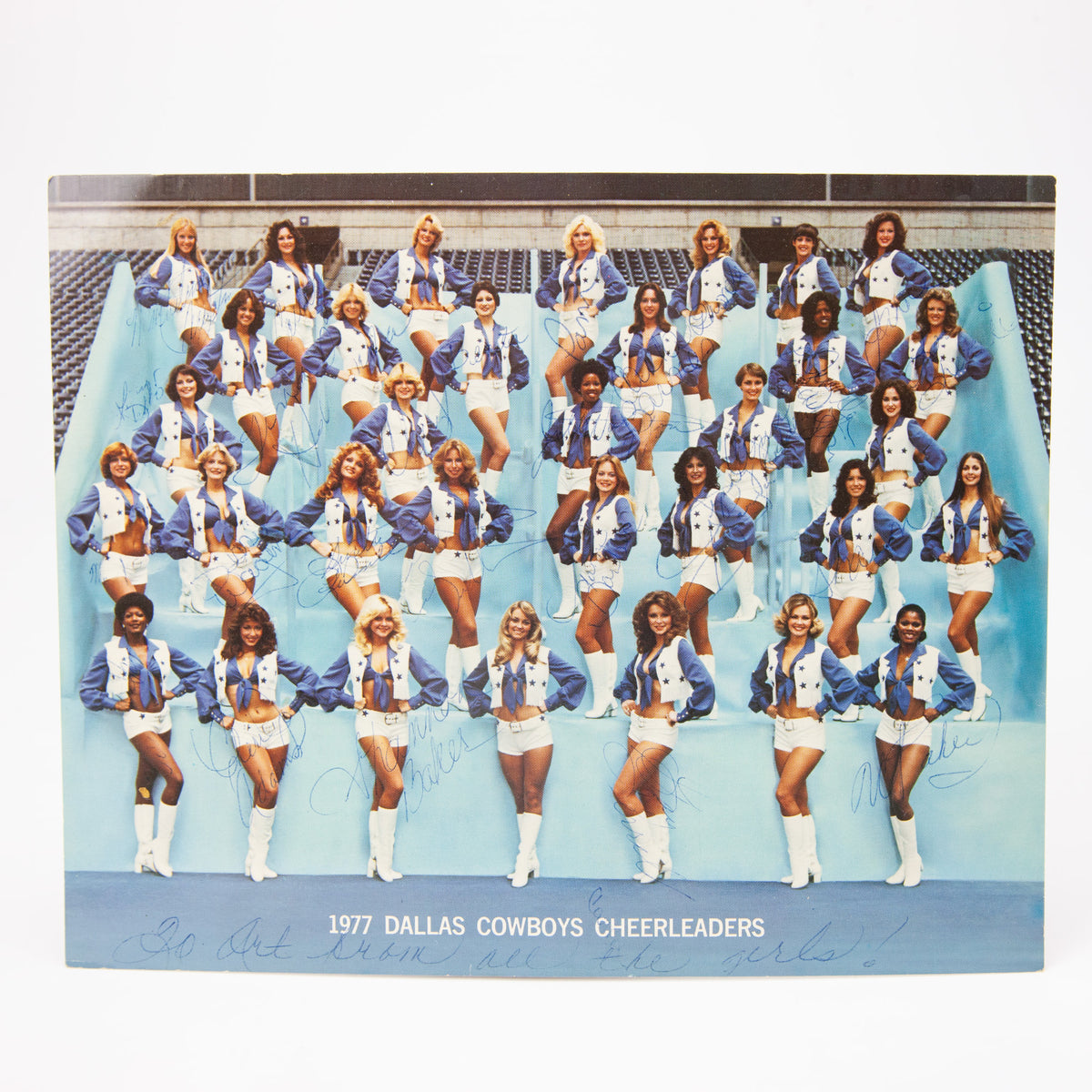1977 Dallas Cowboys Cheerleaders Autographed 8x10 Photo