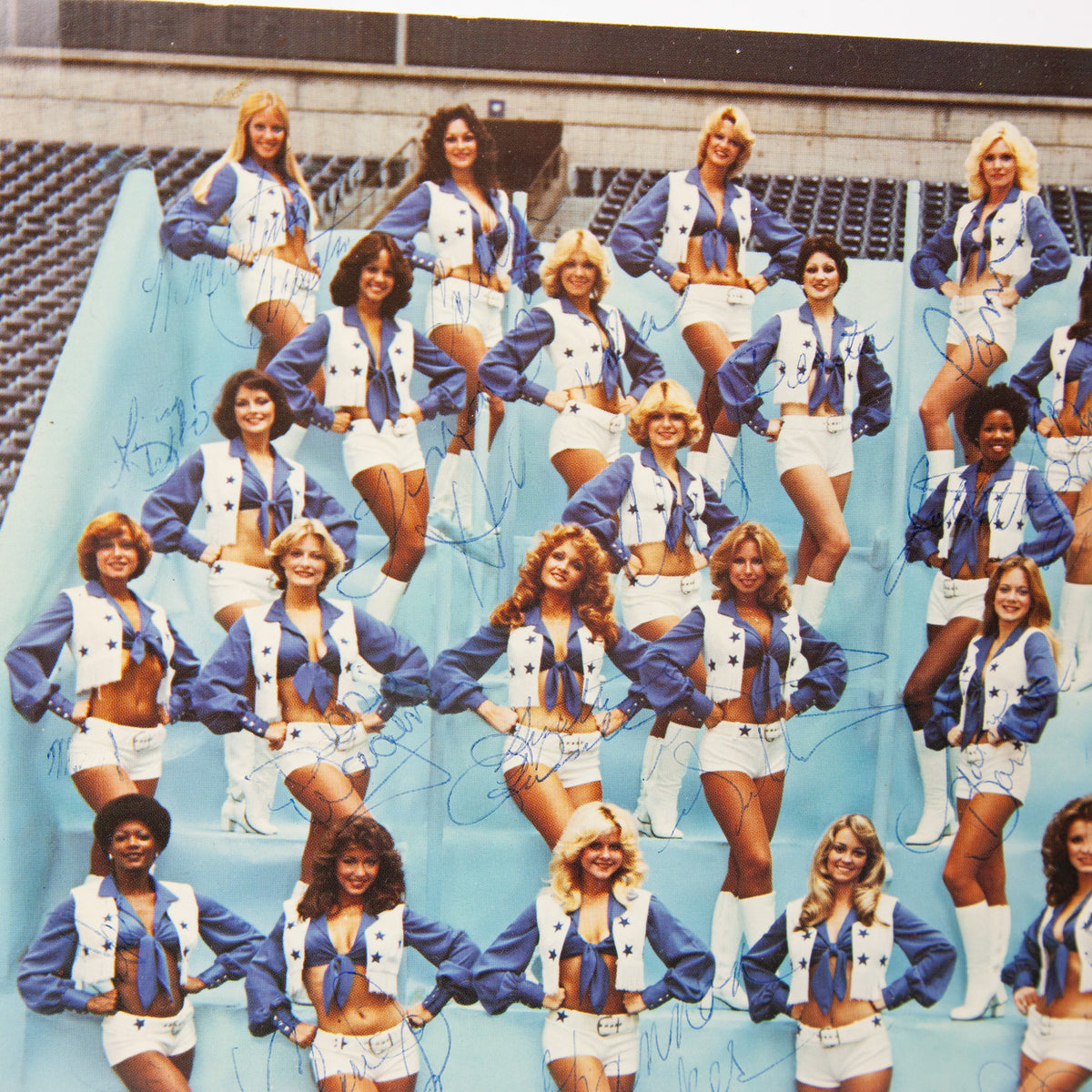 1977 Dallas Cowboys Cheerleaders Autographed 8x10 Photo