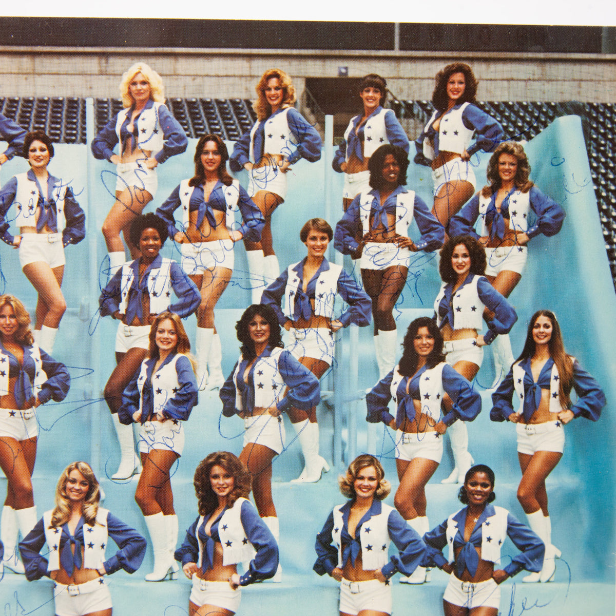 1977 Dallas Cowboys Cheerleaders Autographed 8x10 Photo