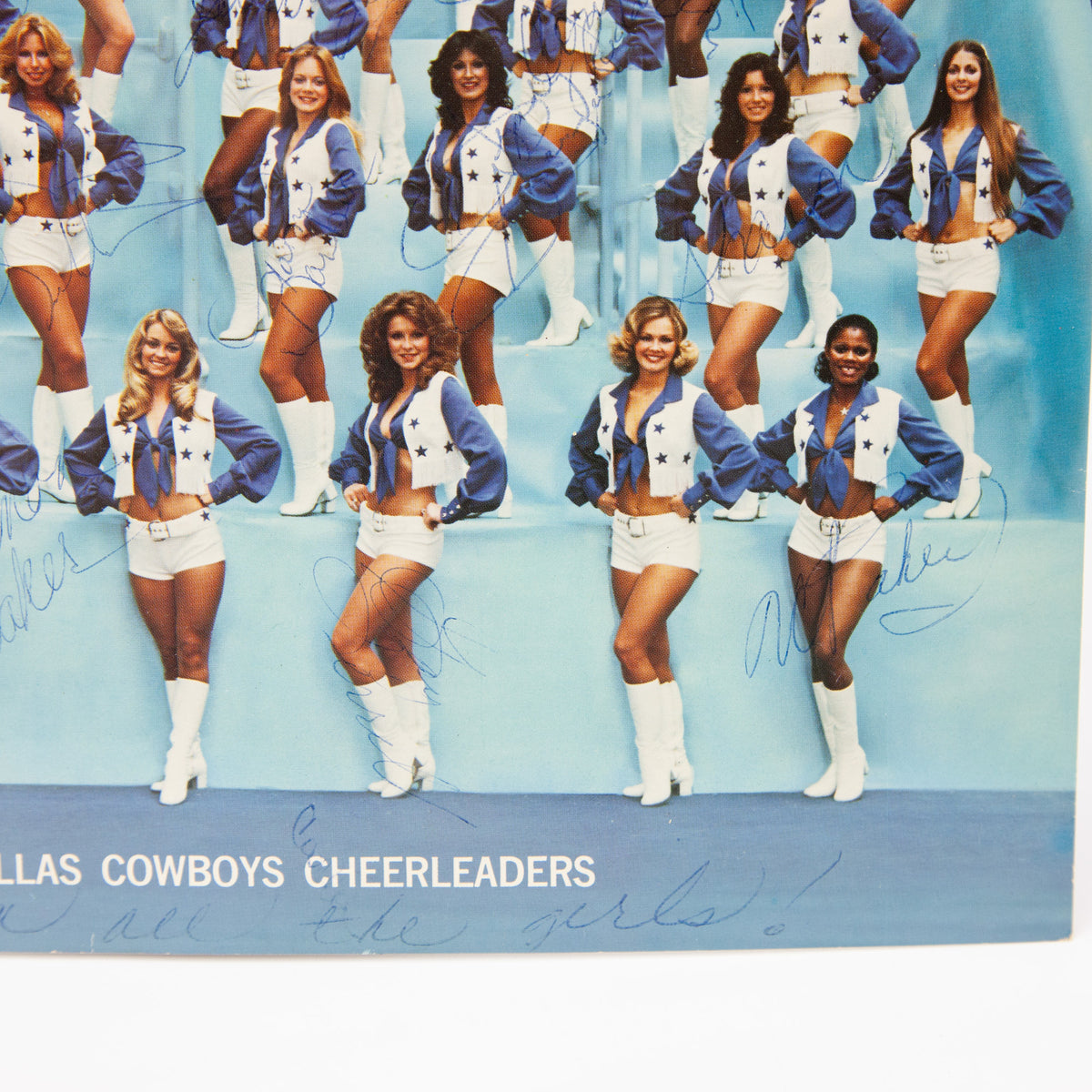 1977 Dallas Cowboys Cheerleaders Autographed 8x10 Photo