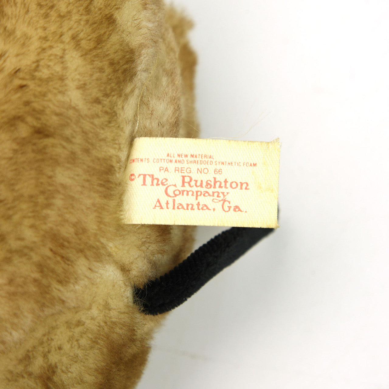 Vintage The Rushton Company Plush Potbelly Pig Stuffed Toy
