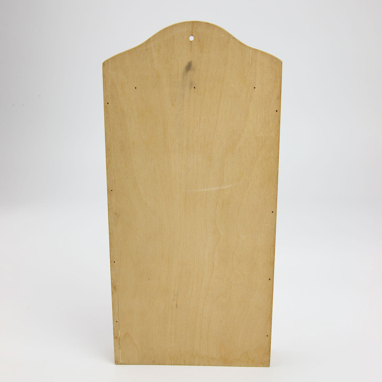 Vintage 1960s Wooden Kitchen Shopping Reminder Knife Holder Block