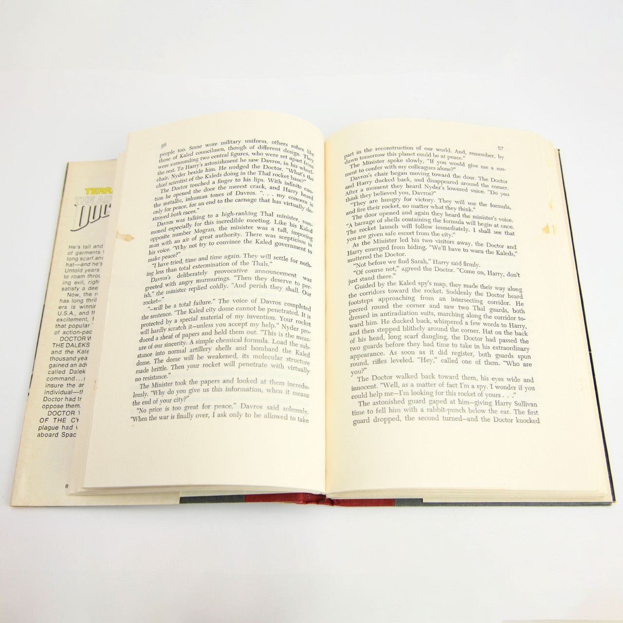 The Adventures of Dr. Who by Terrance Dicks 1979 Book Club Edition HCDJ
