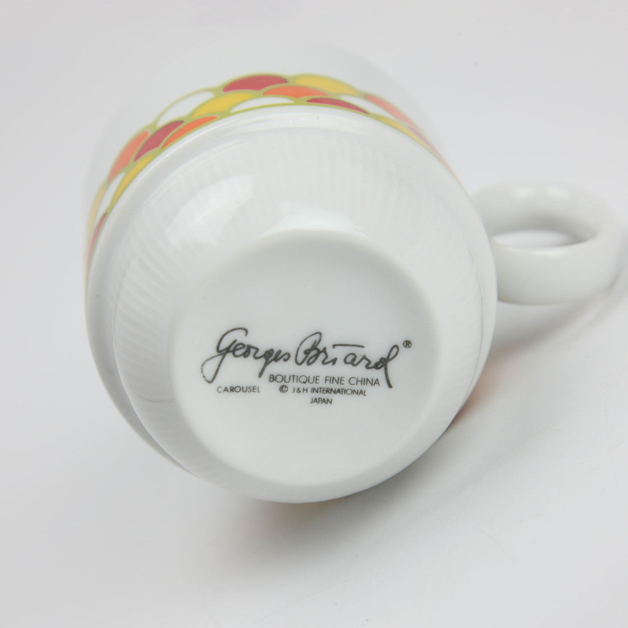 Vintage George Briard Stackable Espresso Cup & Saucer Set for 8 - 16 piece