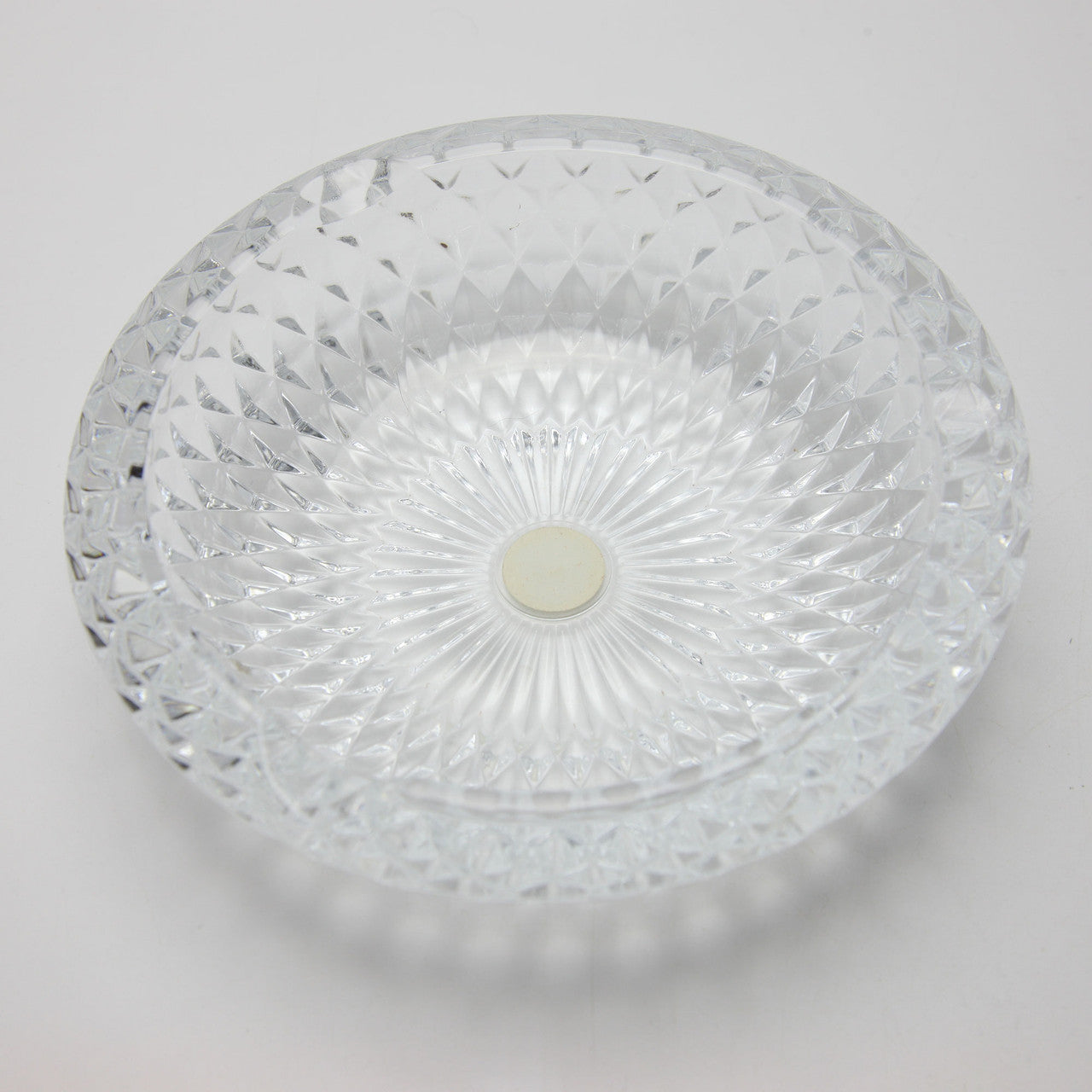 Vintage Cristal d'Arques Lead Crystal Ashtray Hollywood Regency Style