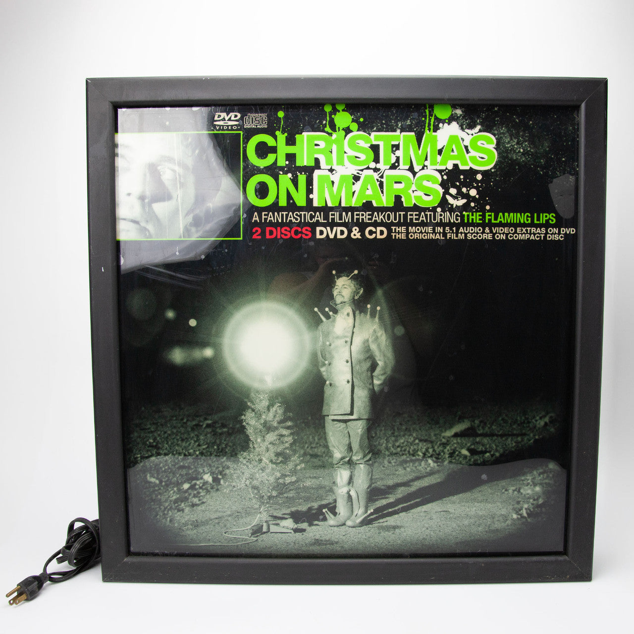 Flaming Lips Christmas on Mars 2008 Illuminated Store Display Lightbox