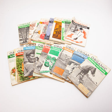 1954 & 1956 Organic Gardening and Farming Magazine Lot of 21 Rodale Press