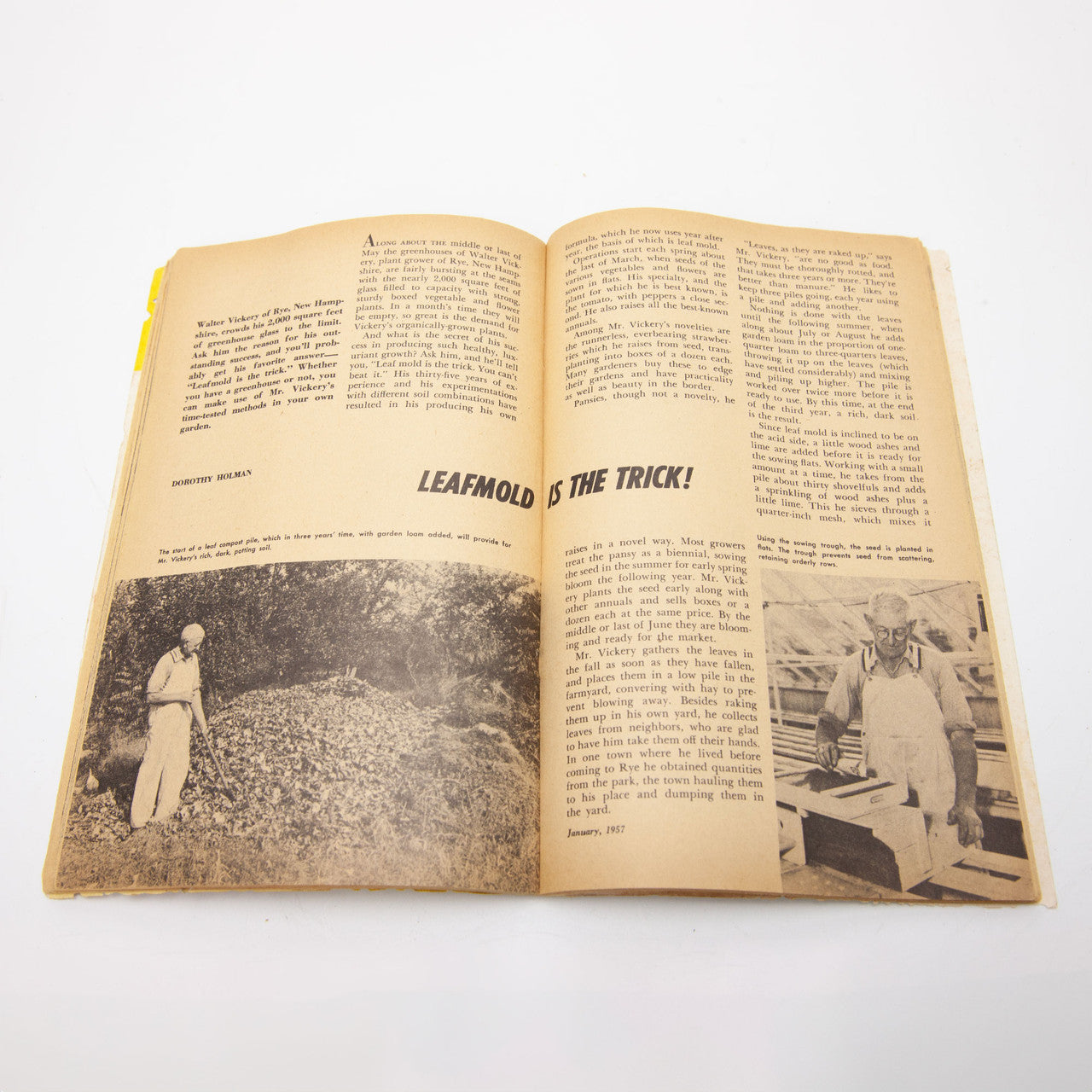 1957 Organic Gardening and Farming Magazine Complete Year Rodale Press