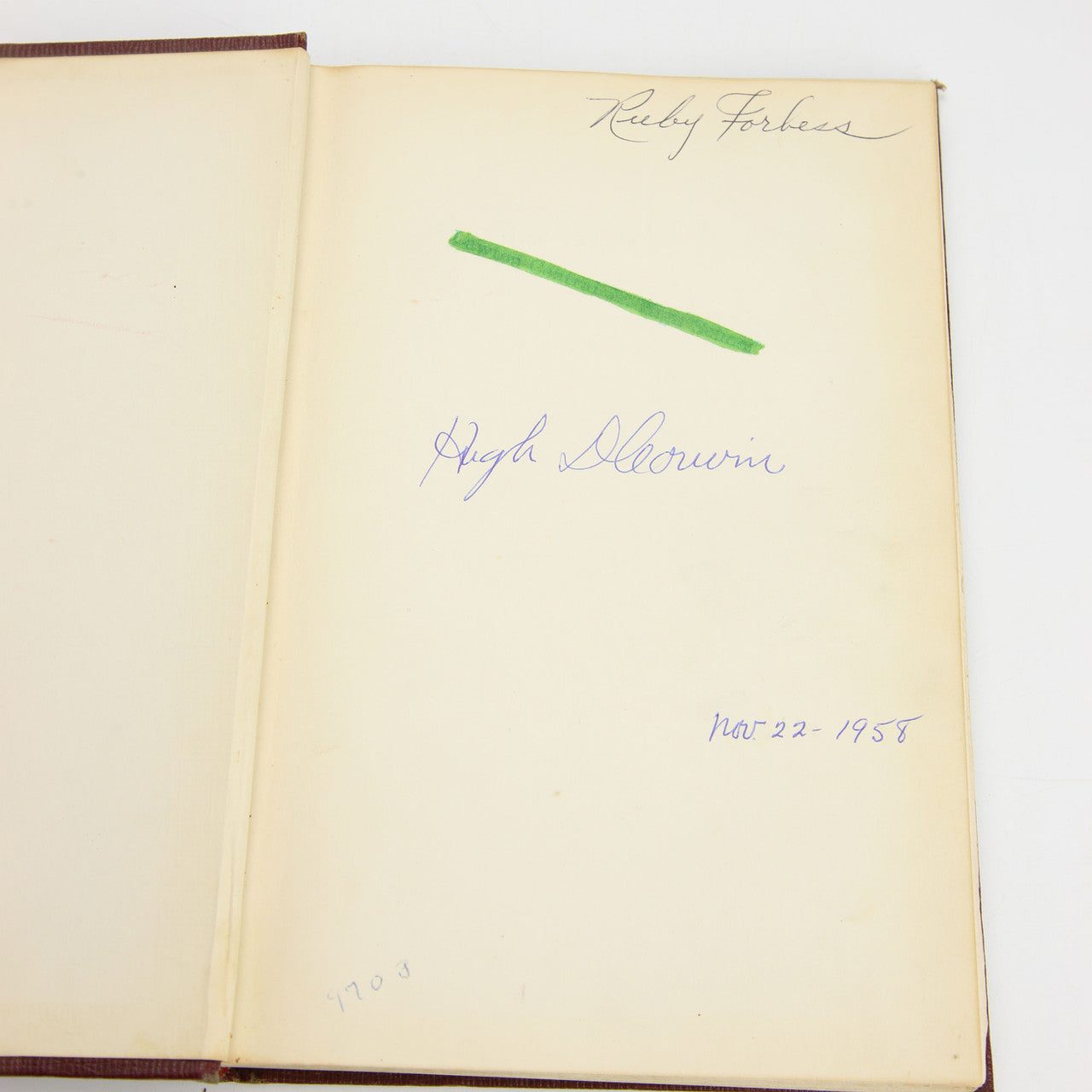 The Kiowa Indians Signed Hugh Corwin 1958 Hardcover