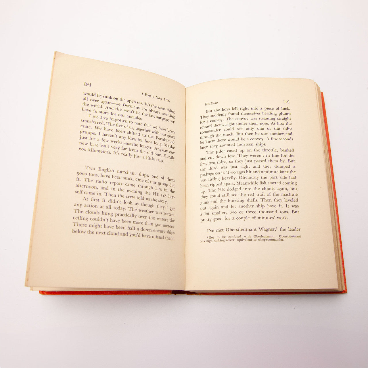 I Was a Nazi Flyer by Gottfried Leske 1941 Hardcover
