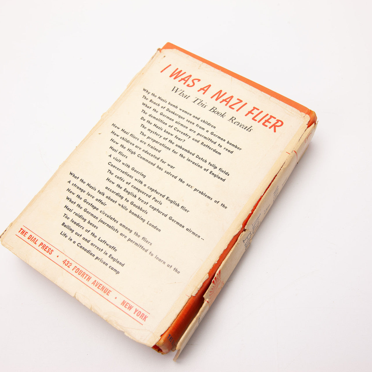 I Was a Nazi Flyer by Gottfried Leske 1941 Hardcover