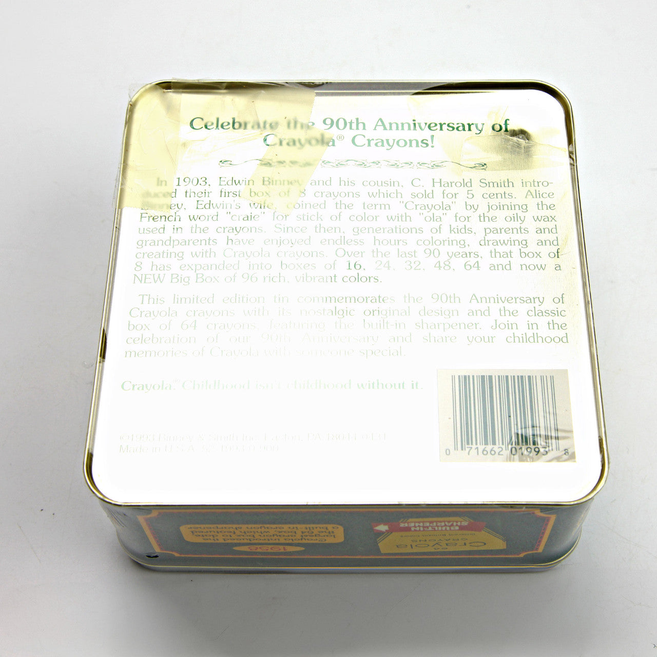 Crayola Creator Tin 90th Anniversary 64 Crayon Set Sealed