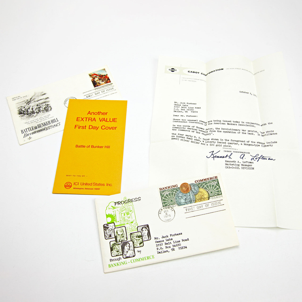 1970s First Day Cover Lot of 77 – USPS Inserts & Letters Included
