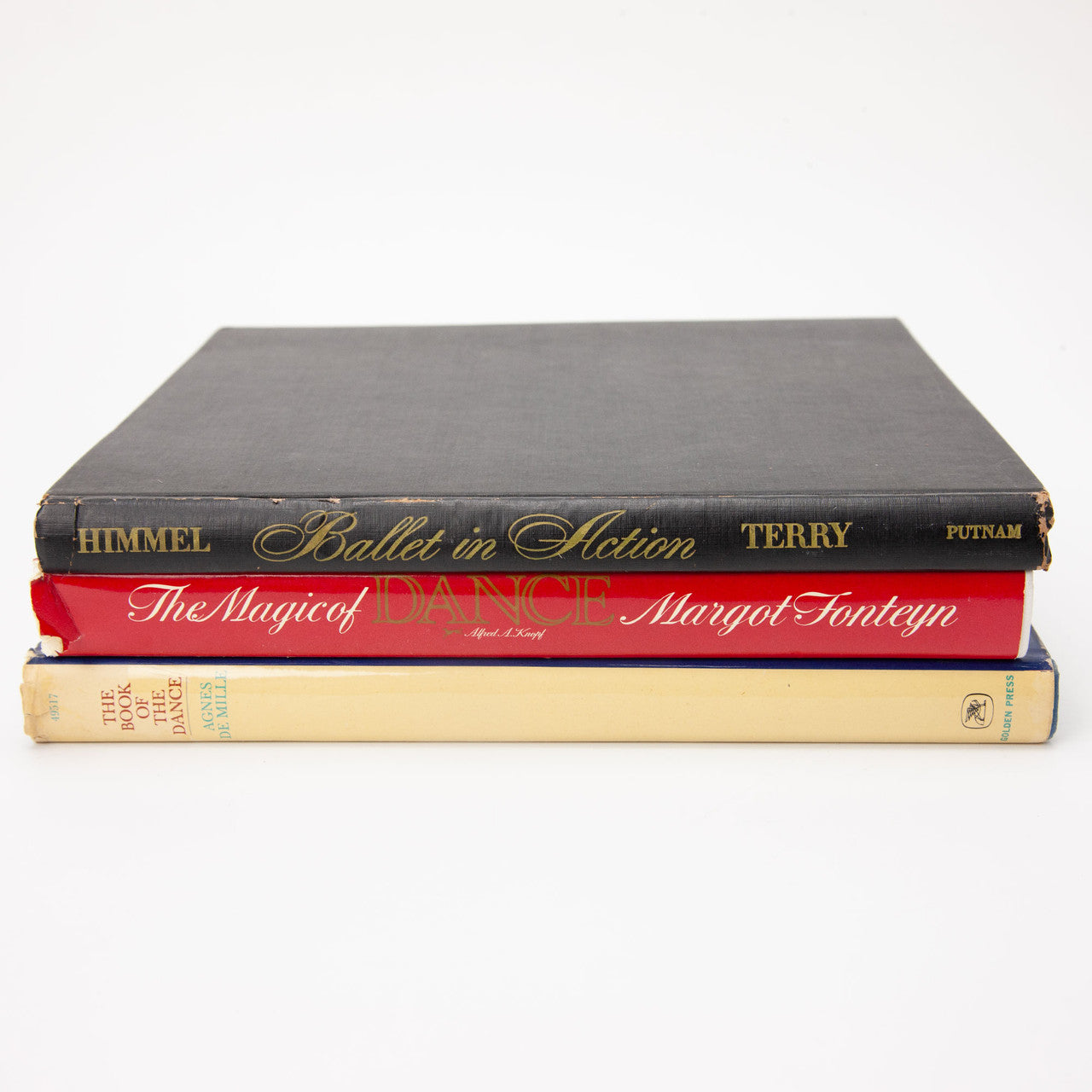 Vintage History of Dance & Ballet Book Lot of 3 DeMille Fonteyn Terry