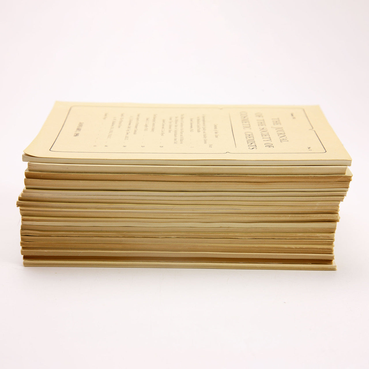 Journal of the Society of Cosmetic Chemists Lot 21 Issues 1956–1964