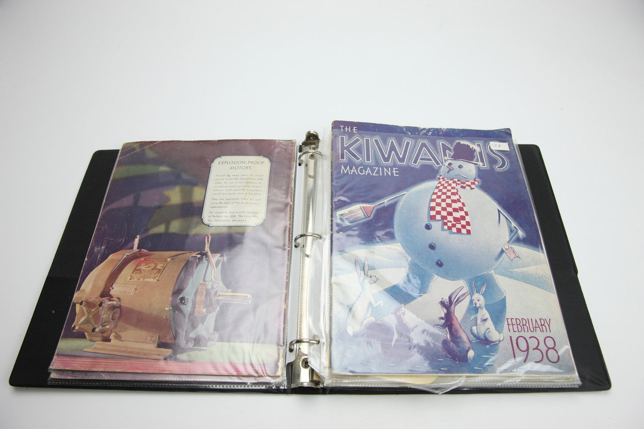 1937–1939 Kiwanis Scrapbook – Brochures, Correspondence, Lawton OK Ephemera