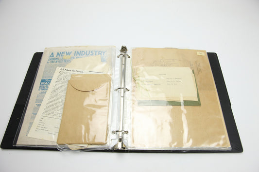 1937–1939 Kiwanis Scrapbook – Brochures, Correspondence, Lawton OK Ephemera