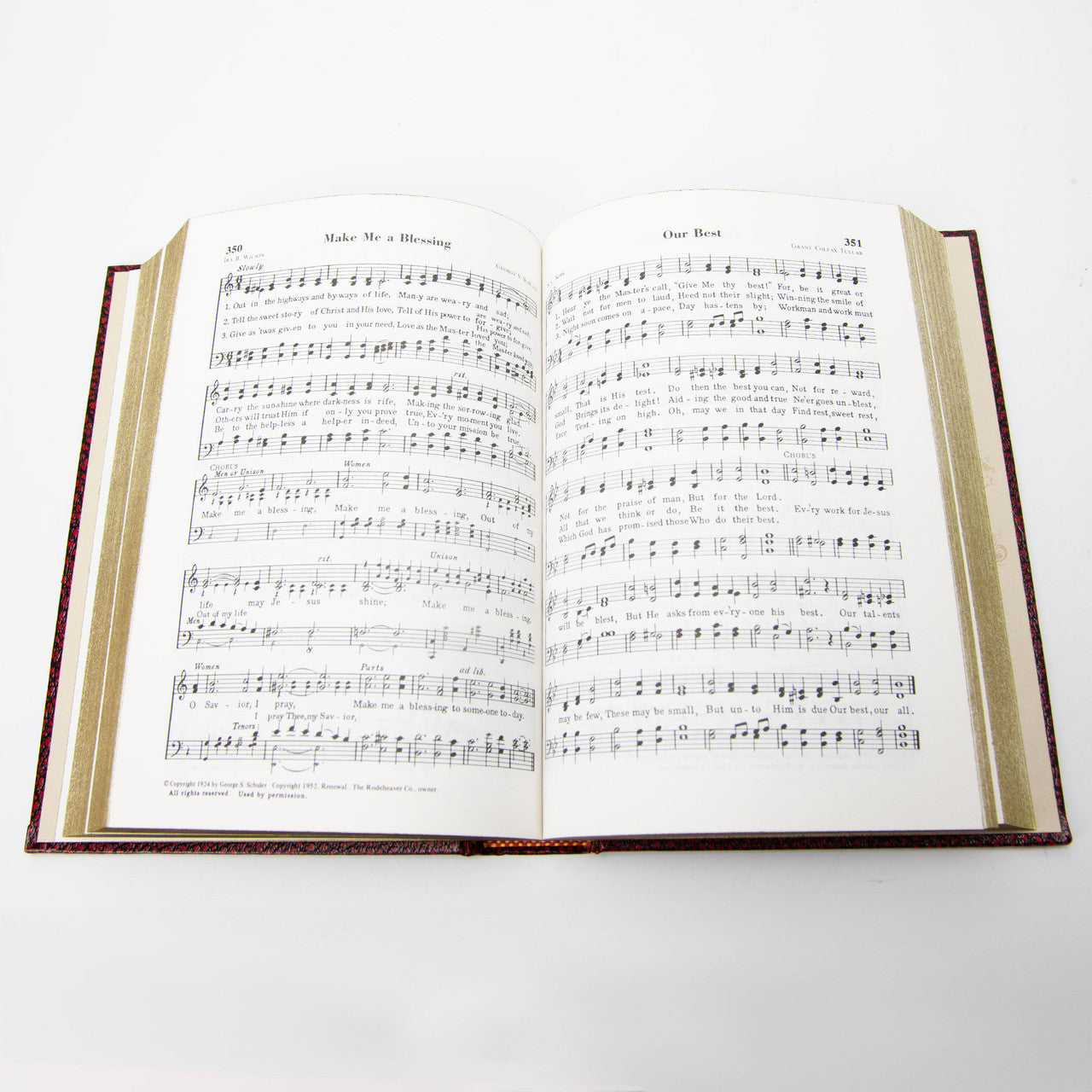 Vintage Baptist Hymnal Book Lot of 3 Worship Songbooks