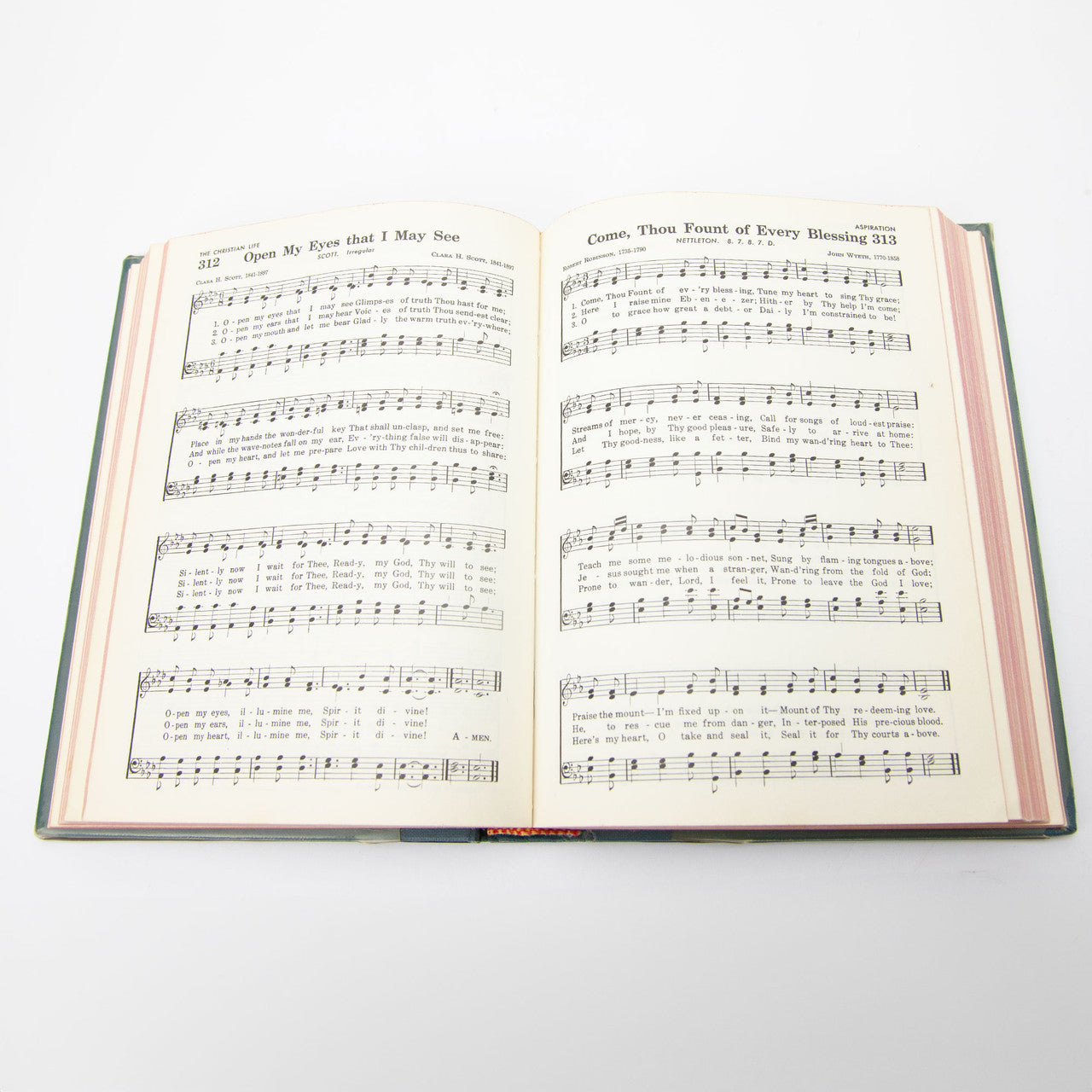 Vintage Baptist Hymnal Book Lot of 3 Worship Songbooks
