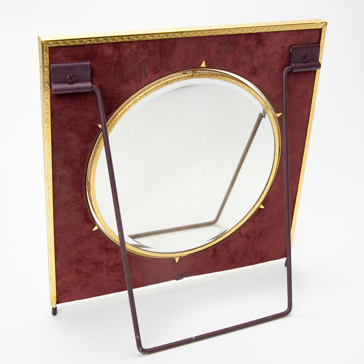 MCM Hollywood Regency Gold Gilt Double-Sided Vanity Mirror