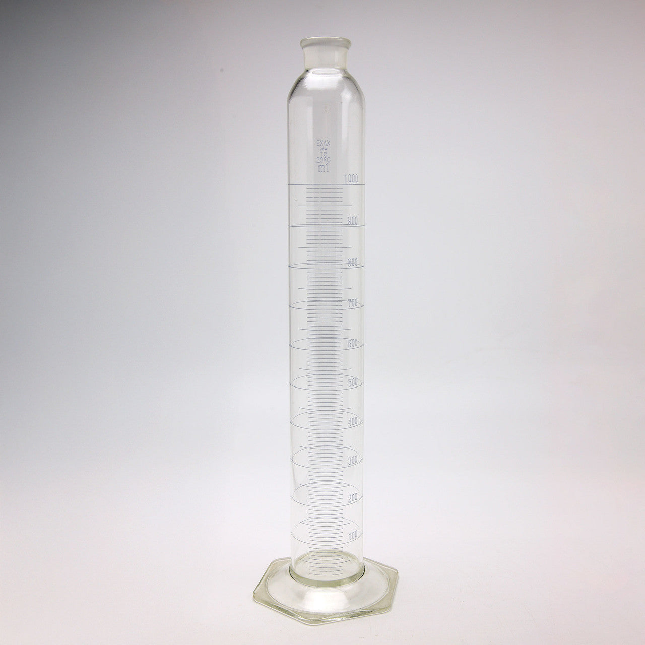 Vintage 1000ml Graduated Cylinder EXAX Laboratory Glassware