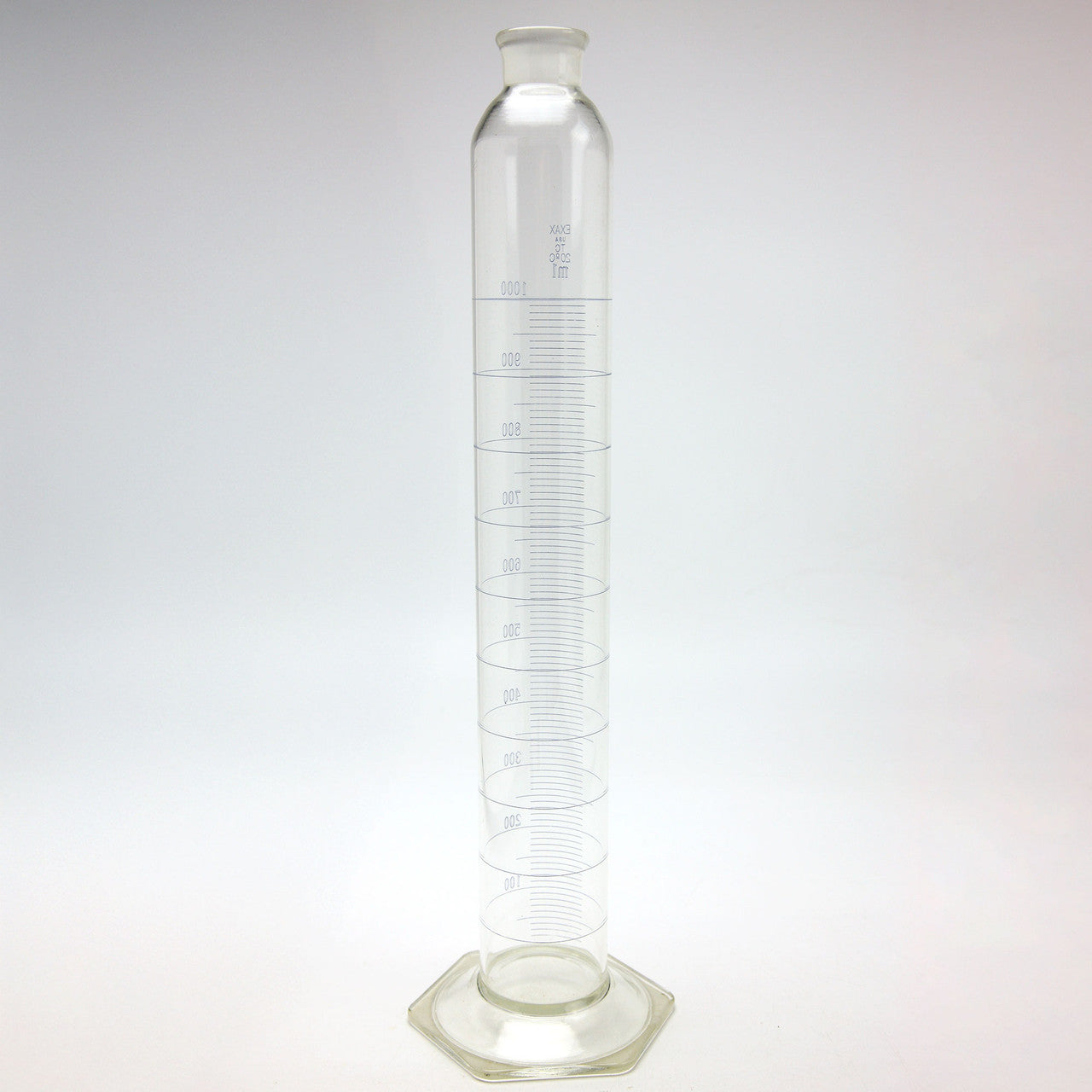 Vintage 1000ml Graduated Cylinder EXAX Laboratory Glassware