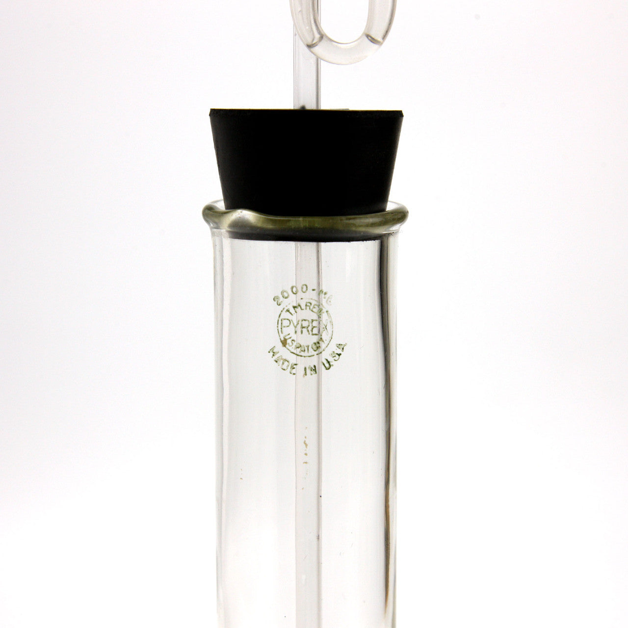 Vintage Pyrex 2000ml Round Bottom Boiling Flask with Stopper