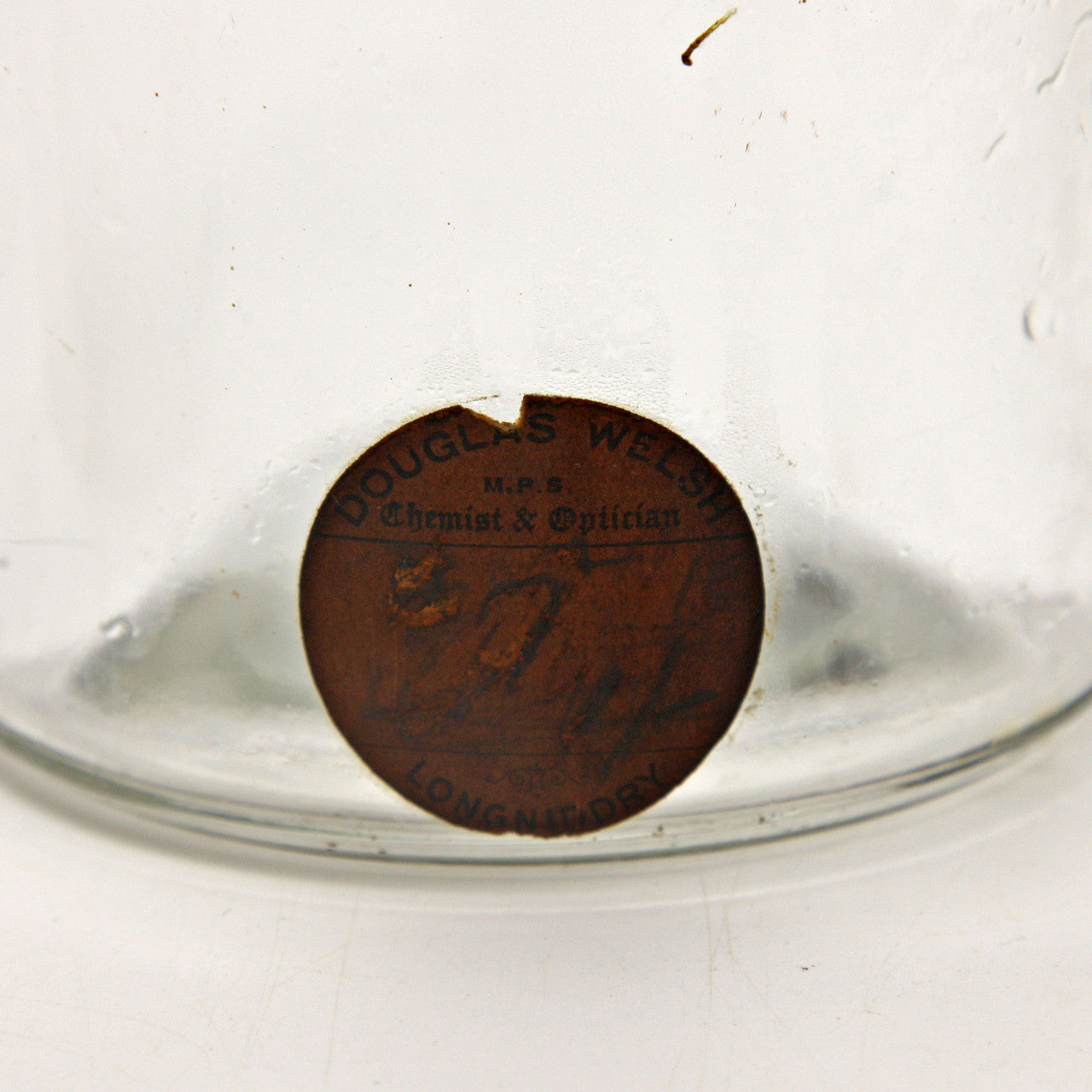 Vintage Apothecary Glass Bottles – Eucalypt & Camphor Labels – Early 20th Century