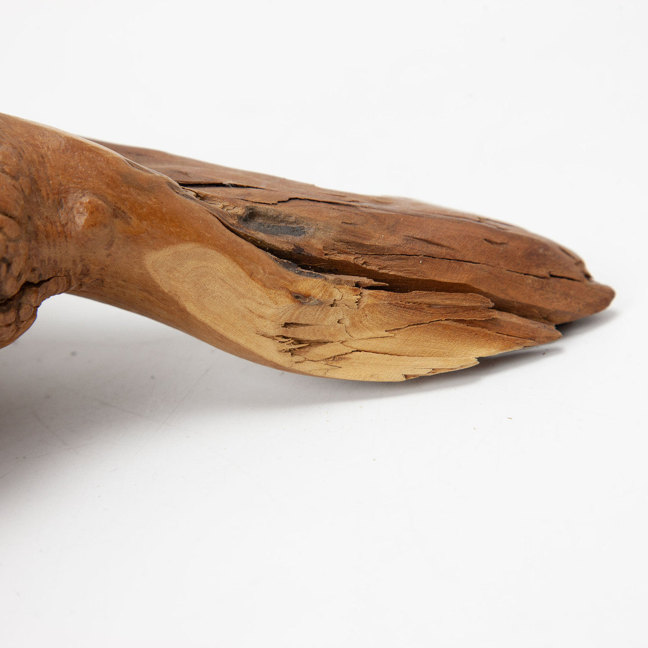 Vintage John Perry Dolphin Sculpture on Burl Wood