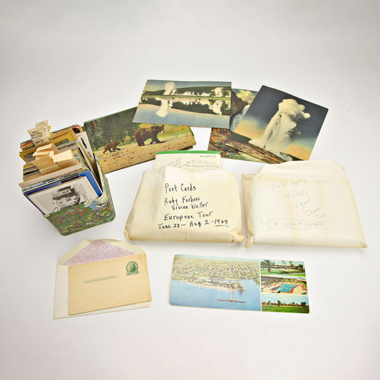 Lot of 1960s–70s Travel Postcards Europe Orient USA Snapshots & Canvas Cards