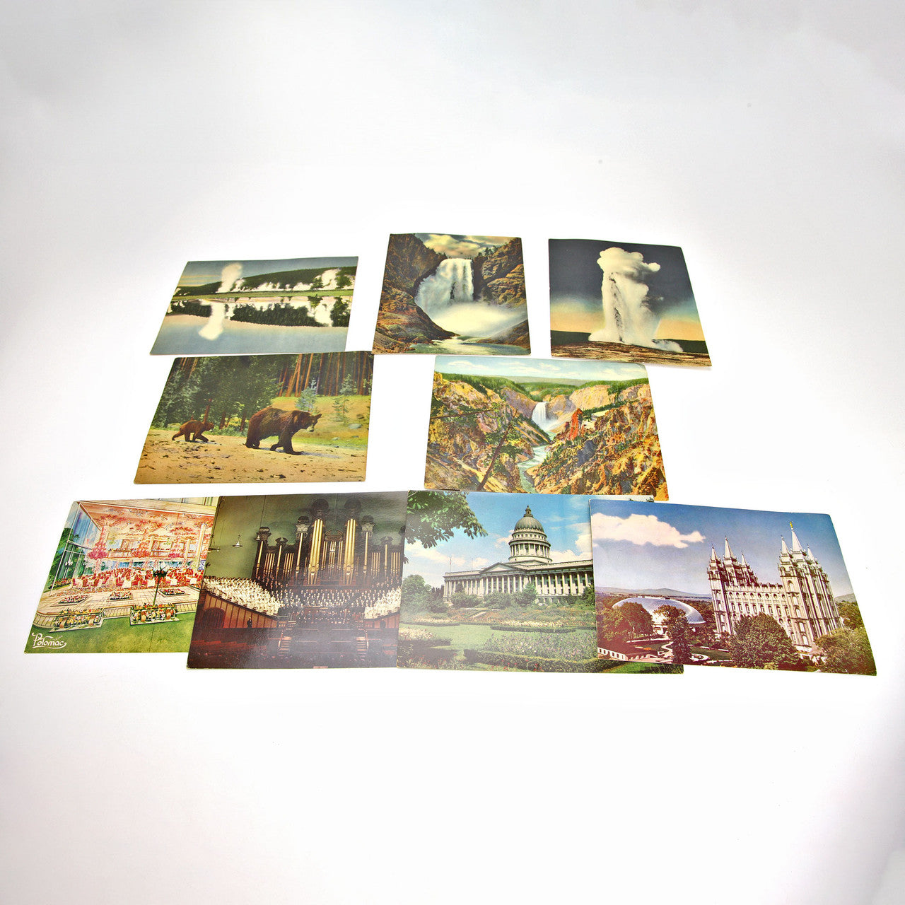 Lot of 1960s–70s Travel Postcards Europe Orient USA Snapshots & Canvas Cards