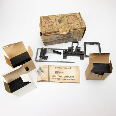 Sears Router Letter Template Set Model 2573