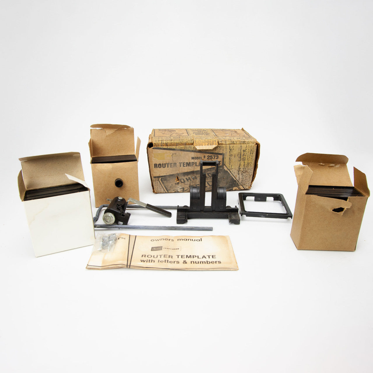 Sears Router Letter Template Set Model 2573