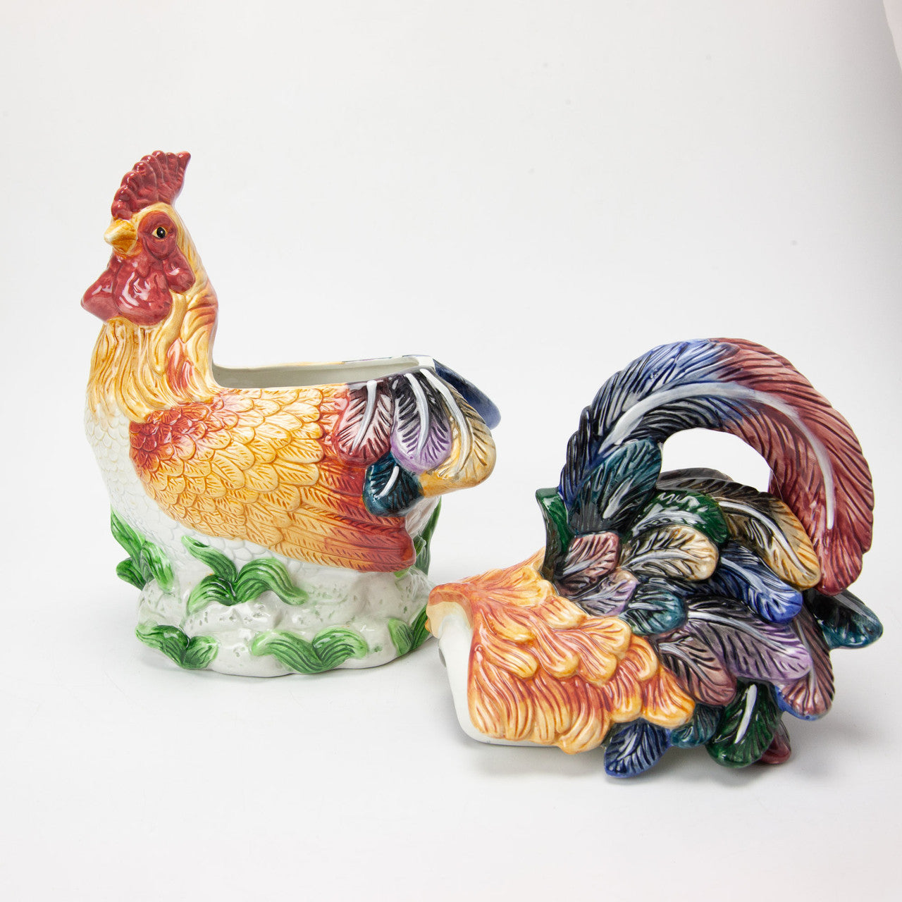 Vintage Cracker Barrel Rooster Cookie Jar