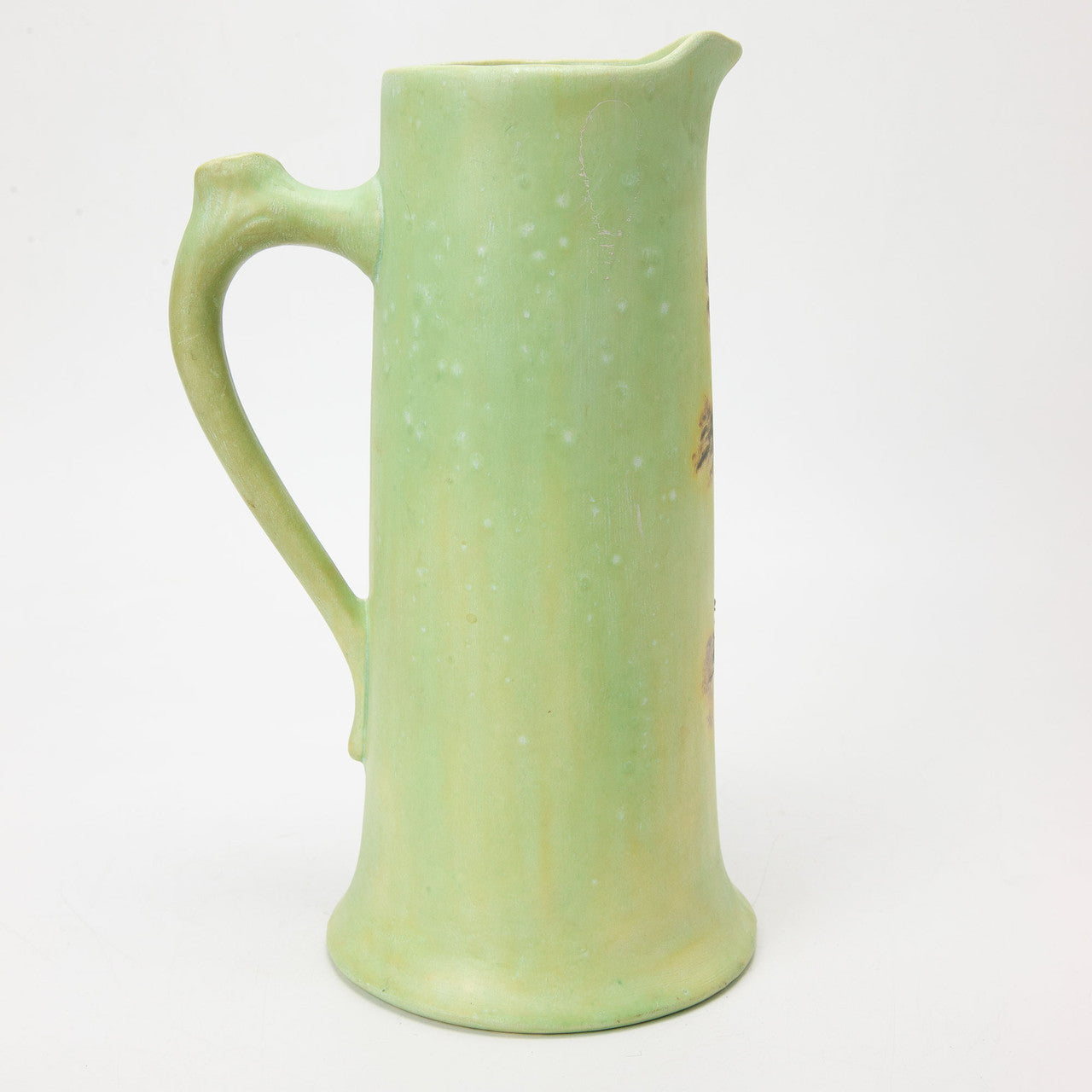 MCM Garland Ceramics Green Pine Cone Ceramic Pitcher