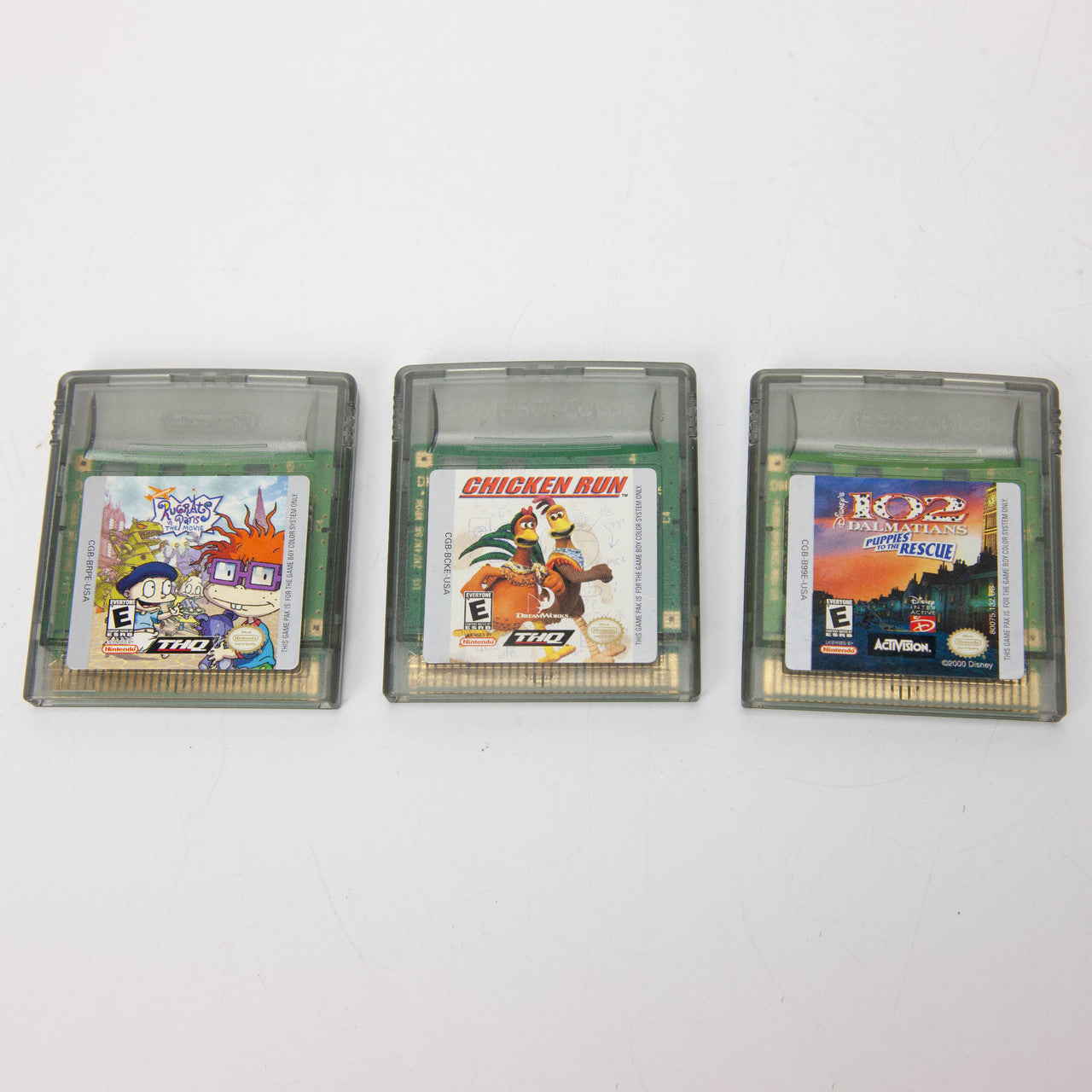 Game Boy Advance Games Lot of 3 Rugrats 102 Dalmatians Chicken Run