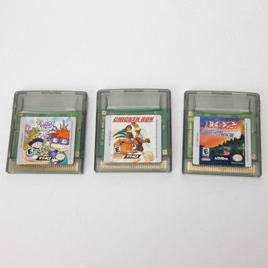 Game Boy Advance Games Lot of 3 Rugrats 102 Dalmatians Chicken Run