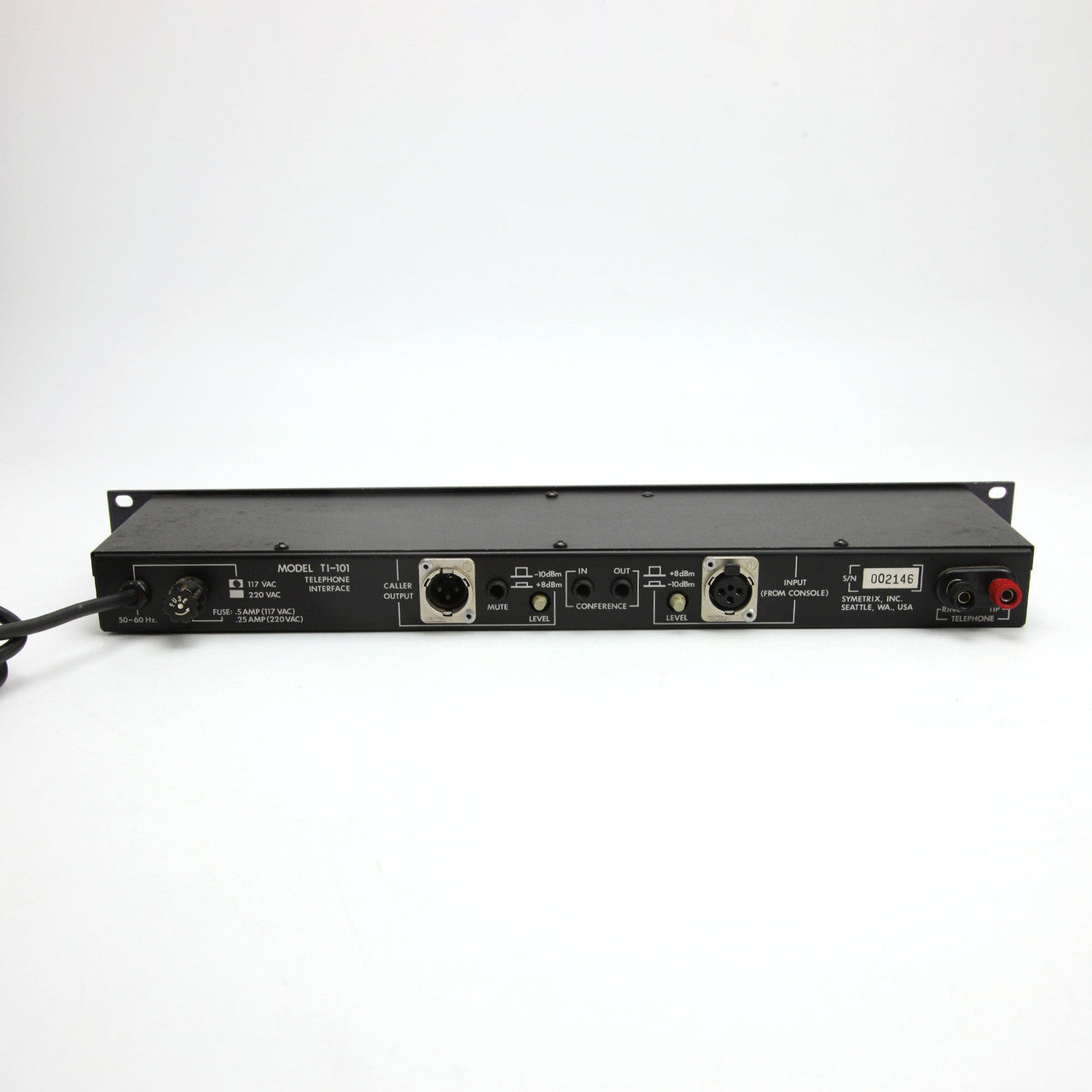 Symertrix T1-101 Telephone Interface Broadcast Audio Patch